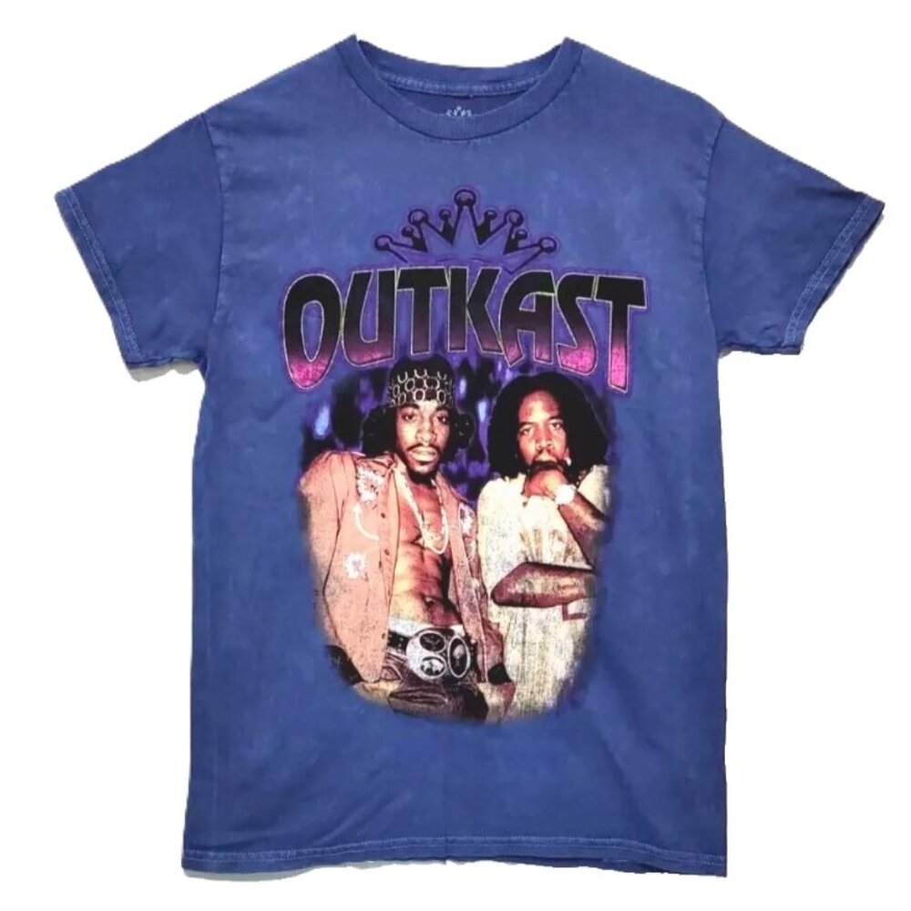 OutKast Band Concert Distressed Blue T-Shirt